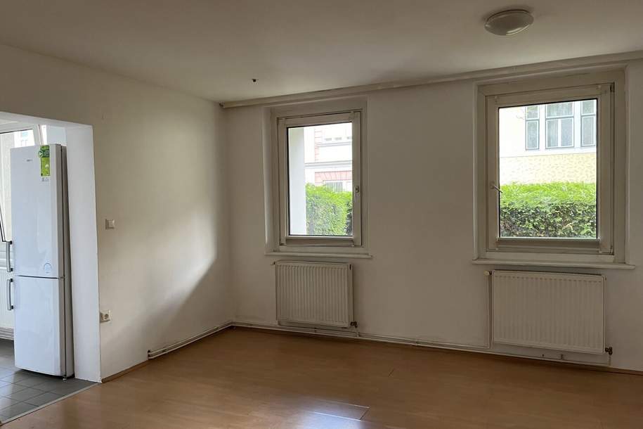 PREISREDUKTION! Wohnen mit Blick ins Grüne , 2-Zimmer Wohnung in EG mit Garten Nutzung, 1130 Wien, nähe U4., Wohnung-kauf, 179.000,€, 1130 Wien 13., Hietzing