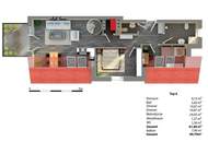 3 Zimmer Wohnung, Dachgarten, Balkon, Klimaanlage, KFZ Garagenplatz (aktuell vermietet)