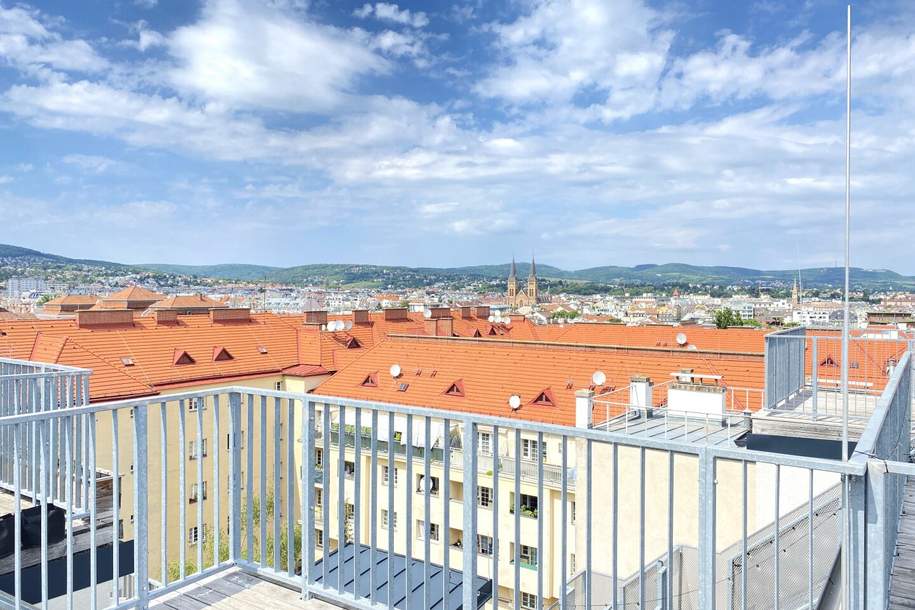 4-Zimmer DG-Wohnung mit zwei Terrassen auf Wohnebene und spektakulärer 360° Dachterrasse | sofort verfügbar, Wohnung-kauf, 699.000,€, 1160 Wien 16., Ottakring
