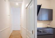 Das Stadtleben in Ruhe genießen: Stil-Altbauwohnung in lebendiger Lage an der Grenze 7./8. Bezirk