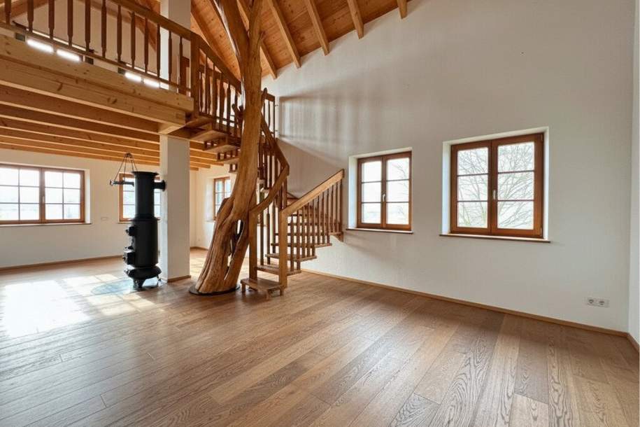 Neuwertiges Landhaus-Juwel: Architektur mit Einliegerwohnung in idyllischer Bachlage | NEUKIRCHEN AN DER ENKNACH, Haus-kauf, 998.000,€, 5145 Braunau am Inn