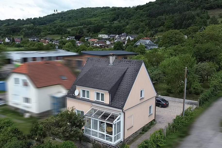 Charmantes Einfamilienhaus mit Blick auf Donau und riesigem Garten in Marbach!, Haus-kauf, 274.000,€, 3671 Melk