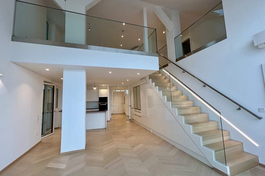 1010! Exklusives 4-Zimmer-DG mit Balkon in toller Lage!, Wohnung-miete, 4.627,59,€, 1010 Wien 1., Innere Stadt