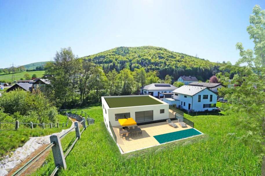 Vollerschlossen - Aufschließung bezahlt! Großzügiges Baugrundstück mit Traumausblick, Grund und Boden-kauf, 340.000,€, 3012 Sankt Pölten(Land)