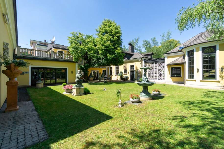 Außergewöhnliches Villen-Anwesen mit parkähnlichem Garten und separatem Gästehaus, Haus-kauf, 3.500.000,€, 3002 Sankt Pölten(Land)