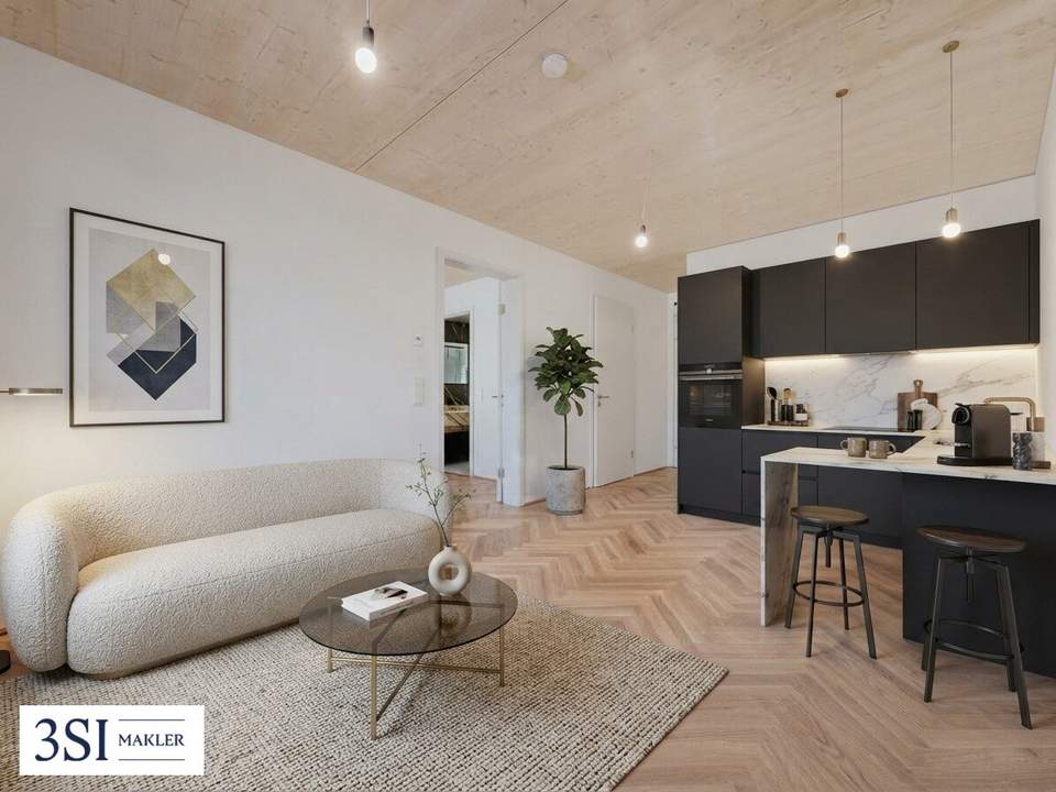 Neubau 2-Zi Wohnung mit Balkon, Sauna & Fußbodenheizung – Erstbezug im 2. Bezirk! PROVISIONSFREI