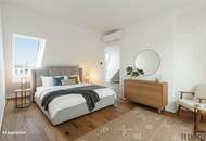 ERSTBEZUG - Lichtdurchflutete 3 Zimmer DG-Wohnung mit Terrasse in 1050 Wien