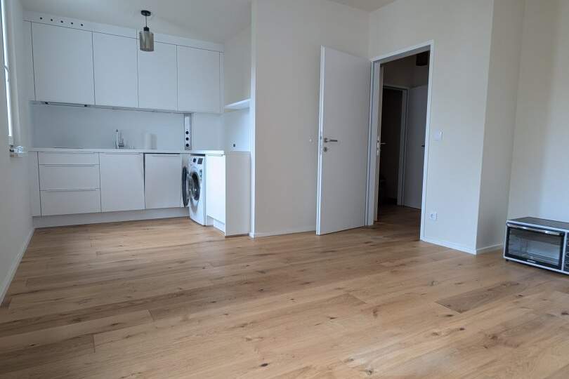 Schäffergasse 20: Einraumwohnung als Erstbezug ab sofort *Hofruhelage*, Wohnung-miete, 849,00,€, 1040 Wien 4., Wieden