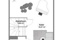 Neu errichtetes Reihenhaus auf 3 Etagen, inkl. Kellergeschoss, 2 Terrassen, Balkon, Garten+ KFZ Stellplatz