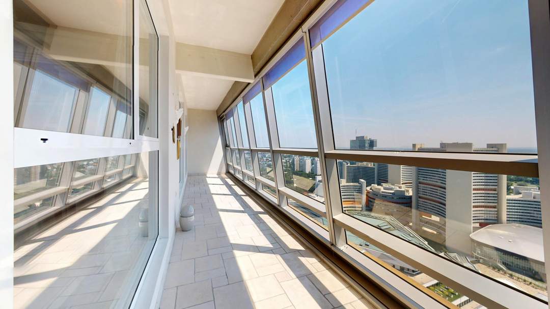 Extravagantes Penthouse an der Donau mit fantastischem Wienblick