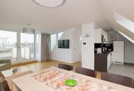 Exklusive Dachgeschosswohnung mit 2 Terrassen nahe Augarten – Ruhelage &amp; Fernblick