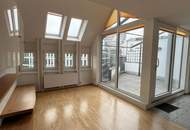 Einzigartige Dachgeschoss-Maisonette mit Terrasse