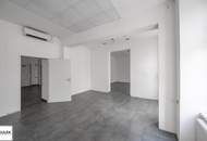 ** ab sofort: großzügige Gewerbefläche mit Büro, Verkaufsräumen und Lagerfläche - Straßeneingang, Klimaanlage, Laderampe, uvm. ** unbefristete Miete **