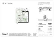 ERSTBEZUG >> schmucke 2-Zimmer Wohnung im 4. OG mit Balkon >> Alte Donau, Floridsdorfer Spitz