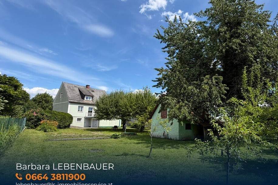 Einfamilienhaus in zentraler, ruhiger Siedlungslage in Hartberg – großer ebener Garten & Nebengebäude, Haus-kauf, 250.000,€, 8230 Hartberg-Fürstenfeld