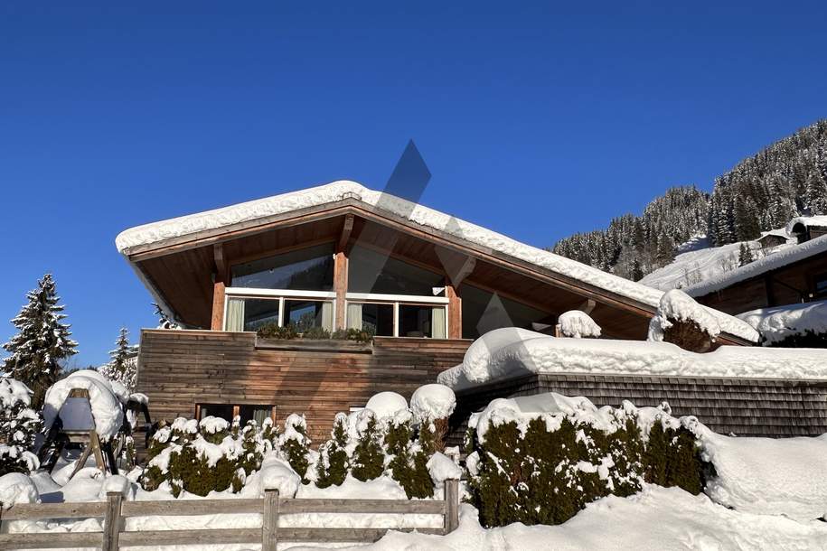 Chalet in idyllischer Ruhe- und Aussichtslage nahe der Skipiste, Haus-kauf, 4.950.000,€, 6365 Kitzbühel