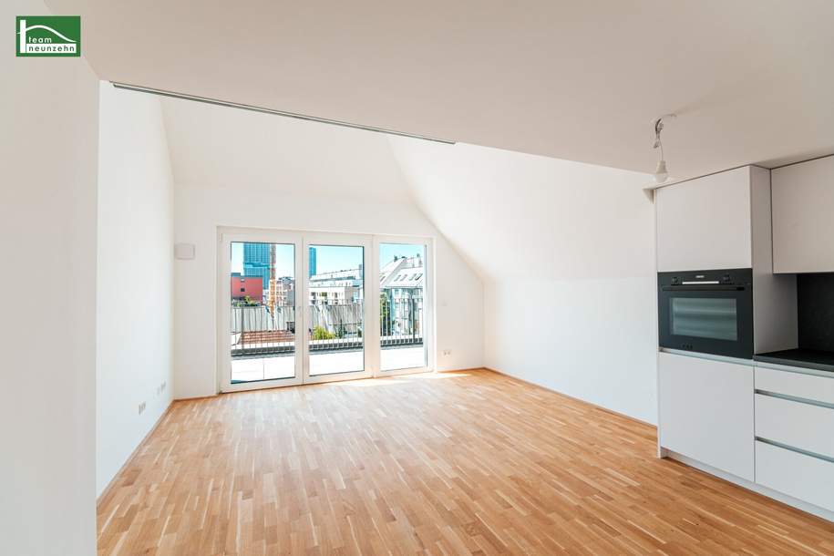 Mehr geht nicht - Helle DG-Maissonette mit 3.Zimmer inkl. Küche und Erdwärme-Heizung - sofort beziehbar, Wohnung-kauf, 599.000,€, 1220 Wien 22., Donaustadt