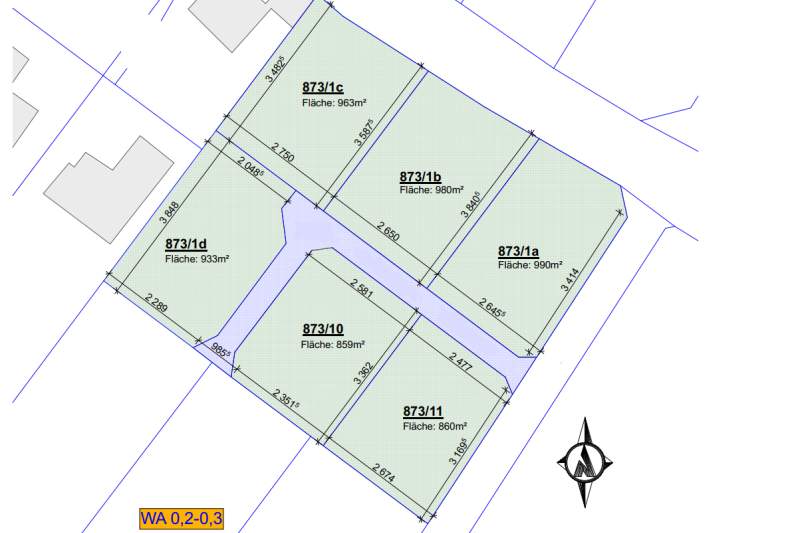 6 sonnige Baugründe in Dietersdorf - Nähe Fürstenfeld!, Grund und Boden-kauf, 45,€, 8282 Hartberg-Fürstenfeld