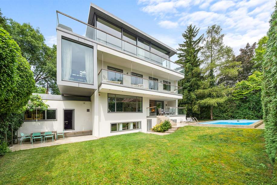 Große Freiheit! Lichtdurchflutete Villa mit Pool im 13. Bezirk, Haus-kauf, 3.850.000,€, 1130 Wien 13., Hietzing