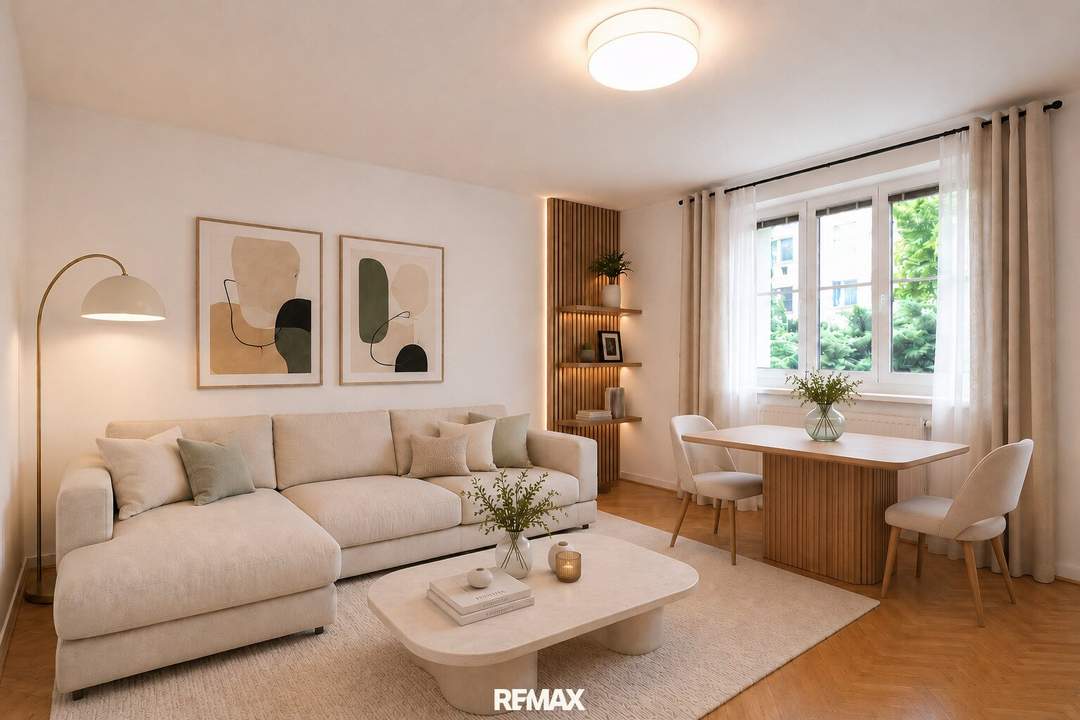 ANGEBOTSVERFAHREN: Wohnen im Grünen: 2-Zimmer-Wohnung mit Top Infrastruktur