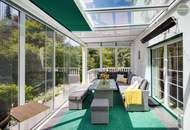 Wienerwald-Idylle für Anspruchsvolle: 6 Zimmer & Wintergarten | Westterrasse, Erdwärme & Doppelgarage