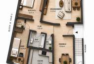 Großzügige 4-Zimmer-Wohnung mit Lift und TG-Stellplatz in gefragter Lage von Asten