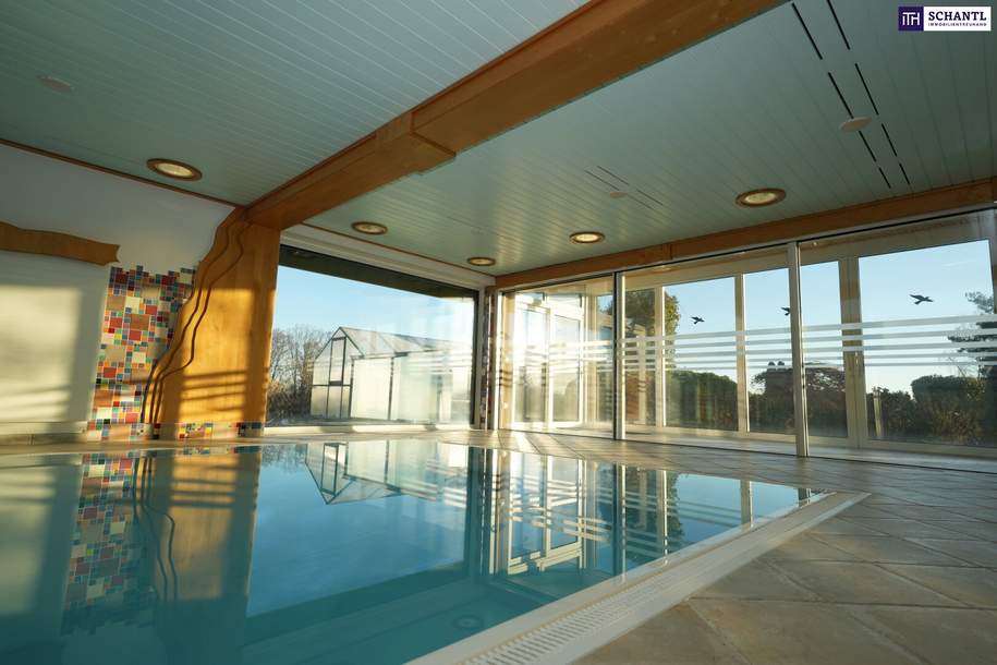 UMGEBEN VON RUHE MIT BLICK ÜBER LASSNITZHÖHE! Ihr neues Zuhause mit Wellnessbereich, Pool, Sauna und traumhafter Aussicht, Haus-miete, 3.617,90,€, 8301 Graz-Umgebung