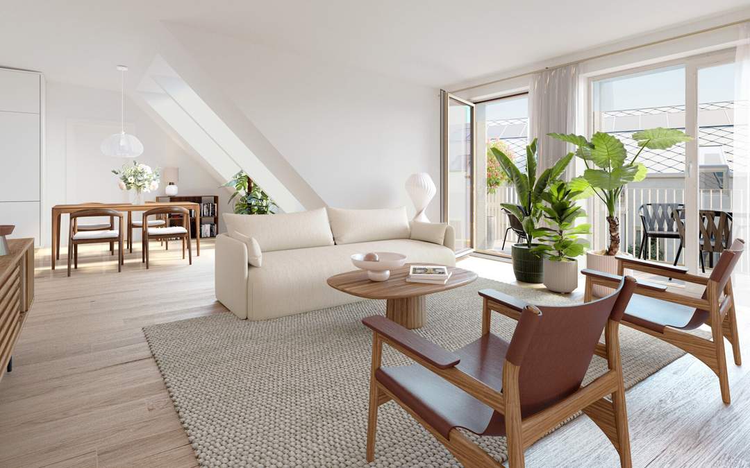ERSTBEZUG mit Südwest-Balkon | offenes Wohnkonzept | Nähe Kahlenberg, Cobenzl & Beethovengang | privater Weinkeller