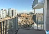 Sonnwendviertel: 1-Zimmer-Wohnung mit Balkon im 6. OG – Fitnessraum, Co-Working & Rooftop-Terrasse inklusive!