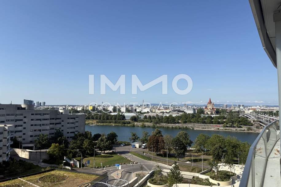 NEU & ERSTBEZUG: Gemütliche Dreizimmer-Wohnung mit viel Ruhe & Sonne (Pool, Gym, Spa, Shop, Lounges), Wohnung-miete, 1.997,99,€, 1220 Wien 22., Donaustadt