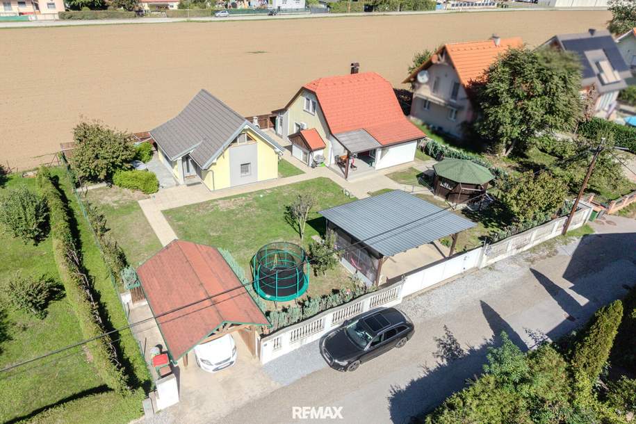 Zwei Häuser auf sonnigem Grundstück in zentraler Lage von Seiersberg/Pirka, Haus-kauf, 490.000,€, 8073 Graz-Umgebung