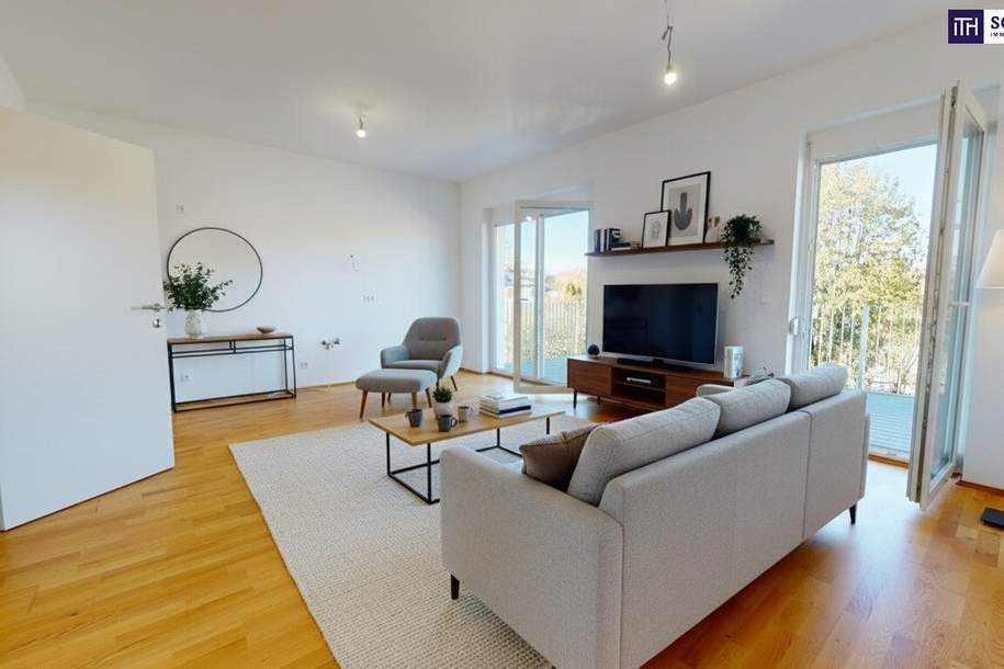 Provisionsfrei! Wohnen mit Weitblick – Stilvolle 3-Zimmer-Eigentumswohnung mit XL-Balkon in traumhafter Lage von Voitsberg, Wohnung-kauf, 231.410,€, 8570 Voitsberg