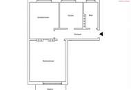 Attraktive Wohnung mit Dusche und Balkon, Übernahme der Küche möglich