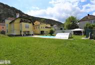 Geräumige Wohnung auf 2 Ebenen mit großem Gartenanteil und Swimmingpool in BERNDORF