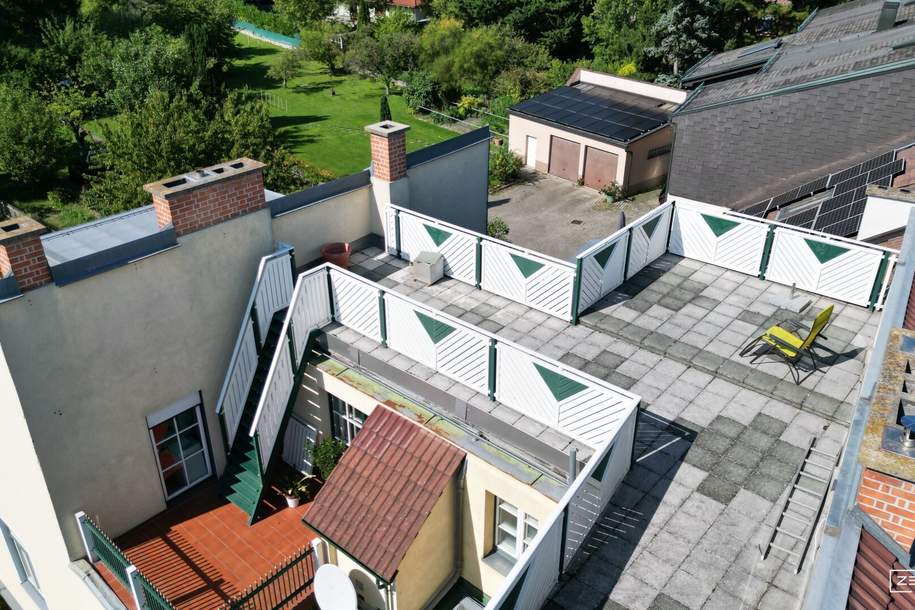 Herrschaftliche Villenetage mit 70 m² Dachterrassen in Wien-Mauer | ZELLMANN IMMOBILIEN, Wohnung-kauf, 699.000,€, 1230 Wien 23., Liesing