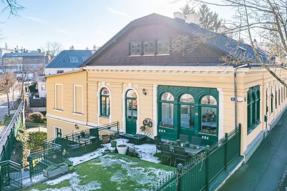 Ein Anwesen – viele Möglichkeiten: Sanierte Jahrhundertwendevilla mit Indoorpool für luxuriöses Wohnen und Arbeiten, Haus-kauf, 1.980.000,€, 1140 Wien 14., Penzing