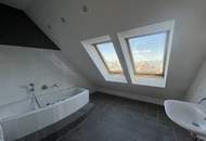 Traumhafte Maisonettewohnung mit Dachterrasse und Kamin - Blick auf den Stephansdom