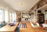 Nähe Hannovermarkt: Herrliche Dachgeschoßwohnung + Klimatisiert + Terrasse + Teilweise Fernblick + Hofruhelage