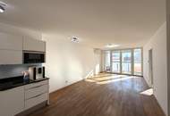 Moderne TerrWhg, Klima+FB-Heizung, inkl. Küche, Einbauten+PP // Modern terrace apt., AC+fl.-heating, incl. kitchen, fittings+Parking //