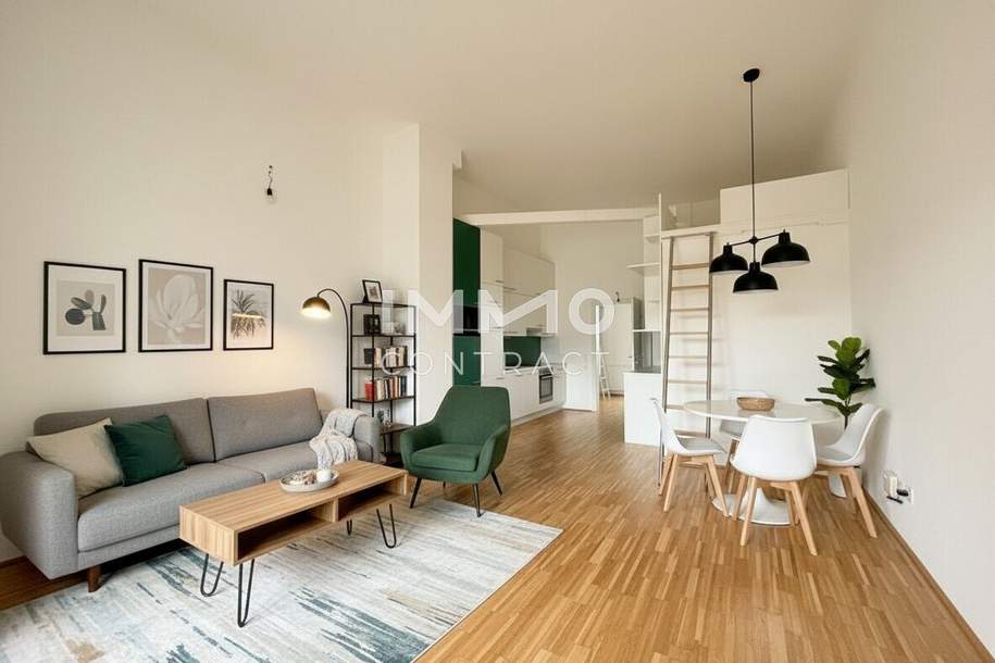 Wohnen mit Weitblick in den Schlossgarten - 3 Zimmer Loggia Wohnung, Wohnung-miete, 834,05,€, 7100 Neusiedl am See