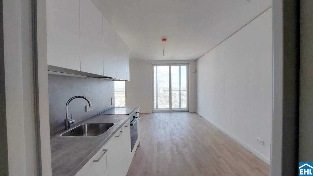 Moderne 1,5-Zi.-Wohnung mit Loggia &amp; Rooftop Wellness