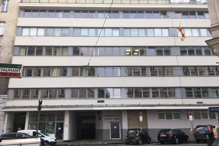 leerstehendes Büro mit erstklassiger Anbindung an U1 & Hauptbahnhof, Gewerbeobjekt-kauf, 1.854.391,€, 1040 Wien 4., Wieden