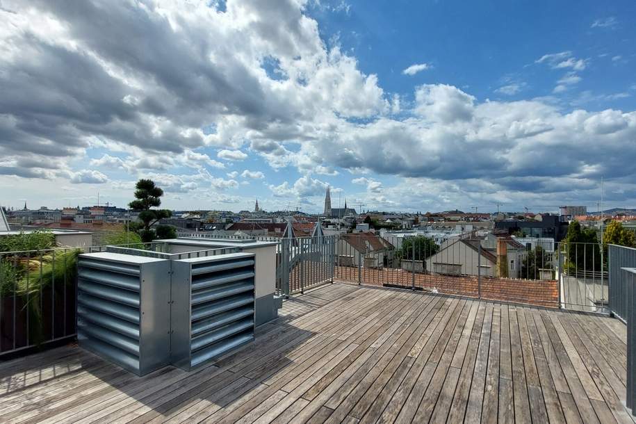 Traumhafte 3-Zimmer-Maisonette mit Dachterrasse im Servitenviertel - U4 Nähe!, Wohnung-miete, 3.198,07,€, 1090 Wien 9., Alsergrund