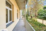 Großzügige Sonnenterrasse + absolute Privatsphäre - Helle 3-Zimmer-Wohnung in eleganter Altbauliegenschaft im 3. Bezirk