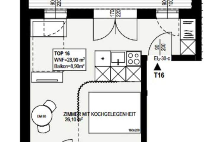 *NEUBAU ERSTBEZUG* Top aufgeteilte Dachgeschosswohnung mit großzügiger Freifläche!, Wohnung-kauf, 194.000,€, 1100 Wien 10., Favoriten