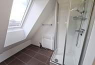FERNBLICK, DACHGESCHOSS, 59 m2 Maisonette mit 13 m2 Terrasse, 2 Zimmer, Komplettküche, Duschbad, Parketten, Speckbachergasse