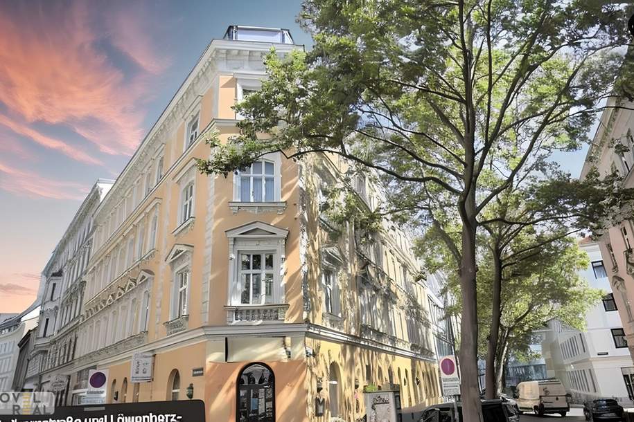 CHARMANTE ECKWOHNUNG IM STILVOLLEN ALTBAU IN TOPLAGE, Wohnung-legalform.mietkauf, 475.000,€, 1030 Wien 3., Landstraße