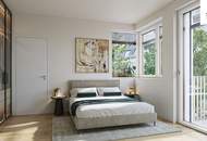 Seltene Kombination: Balkon & Privatgarten im 1. Obergeschoss