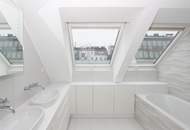 moderne Dachgeschoss Wohnung mit Klimaanlage und Terrasse beim Belvedere