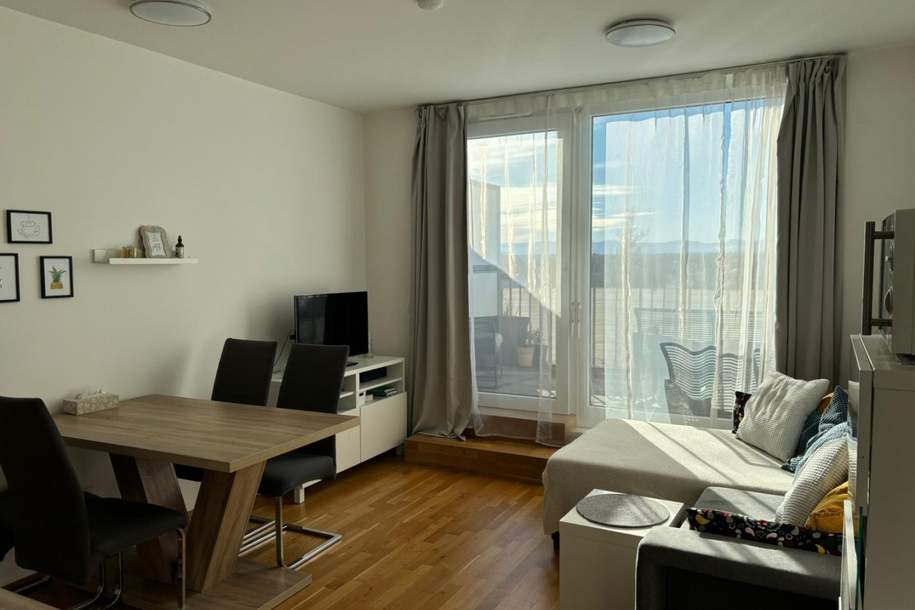 10m² große TERRASSE!!! Top-moderne DG-Wohnung nahe Akademiepark, Wohnung-miete, 735,00,€, 2700 Wiener Neustadt(Stadt)